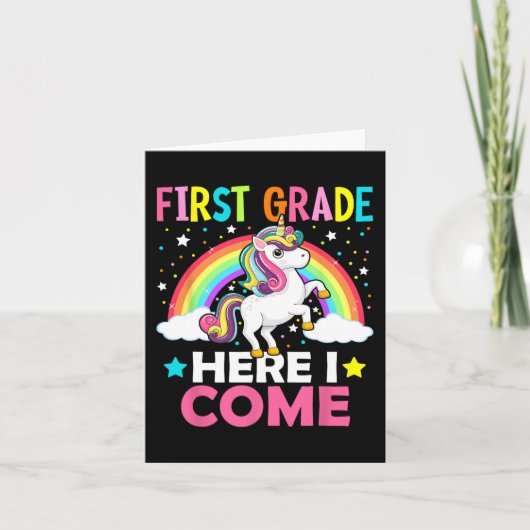 Erste Klasse hier komme ich wieder zum ersten Schu Karte (Vorderseite)