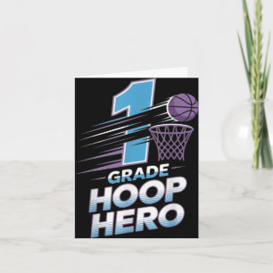 Erste Klasse Hoop Hero - 1. Klasse Basketball Zurü Karte
