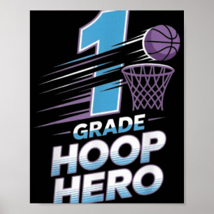 Erste Klasse Hoop Hero - 1. Klasse Basketball Zurü Poster