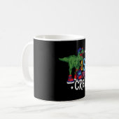 Erste Klasse Kinder Lehrerin Squad Dinosaurier Kaffeetasse (Vorderseite Links)