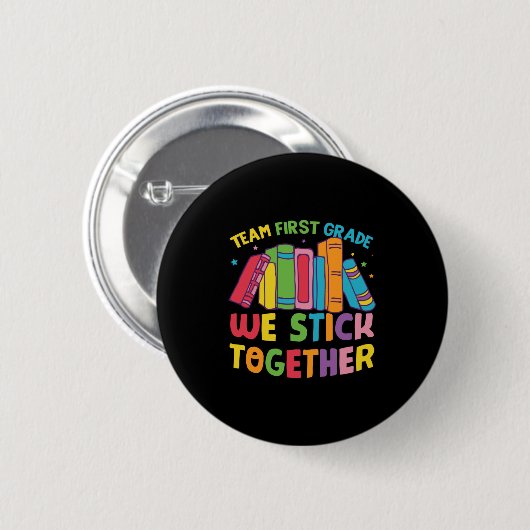 Erste Klasse Lehrer Button (Vorne & Hinten)