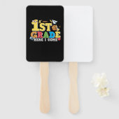 Erste Klasse Lehrer Erste Klasse Ich komme Fächer (Vorne und Hinten)