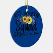 Erste Klasse Lehrer zurück zur Schule  Keramik Ornament (Rechts)