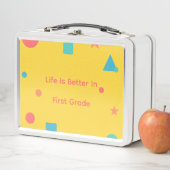 Erste-Klasse-Lunchbox Metall Brotdose (Beispiel)