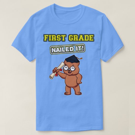 Erste Klasse nagelte Grundschule 7 T-Shirt (Design vorne)