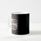 Erste Klasse Rocks Bleistift Blitz Lehrer Rock G Kaffeetasse (Vorderseite Links)