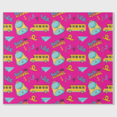 Erste Klasse Schulabschlusspapier ohne Schnürung Geschenkpapier (Flach)