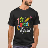 Erste Klasse Squad T-Shirt Lehrer zweite Klasse (Vorderseite)