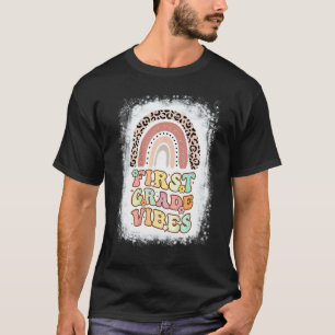 Erste Klasse Vibes 1. Klasse Lehrer Frauen Bach Zu T-Shirt