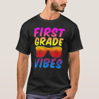 Erste Klasse Vibes Erster Tag Kinder zurück T-Shirt