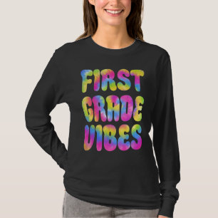 Erste Klasse Vibes nur zurück zur Gefärbte Krawatt T-Shirt