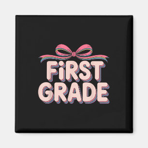 Erste Klasse Zurück zur Schule 1. Klasse Coquette  Magnet