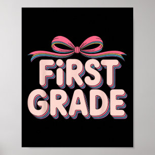 Erste Klasse Zurück zur Schule 1. Klasse Coquette Poster
