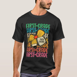 Erste Klasse Zurück zur Schule Coquete Bleistift K T-Shirt
