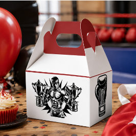 Erste Knock-out-Boxing-Geburtstagsparty Geschenkschachtel