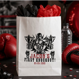 Erste Knock-out-Boxing-Geburtstagsparty Geschenktütchen