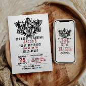 Erste Knockout-Boxen Geburtstag Einladung