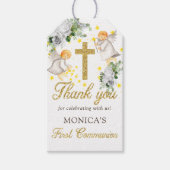 Erste KommunalAngels Glitzer Gender Neutral Geschenkanhänger (Vorderseite)