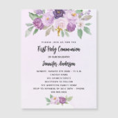 Erste kommunale Blume überwinden Luxus Magneteinladung (Vorderseite)