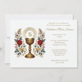 Erste kommunale Eucharistische Rote Rosen Einladung (Vorderseite)