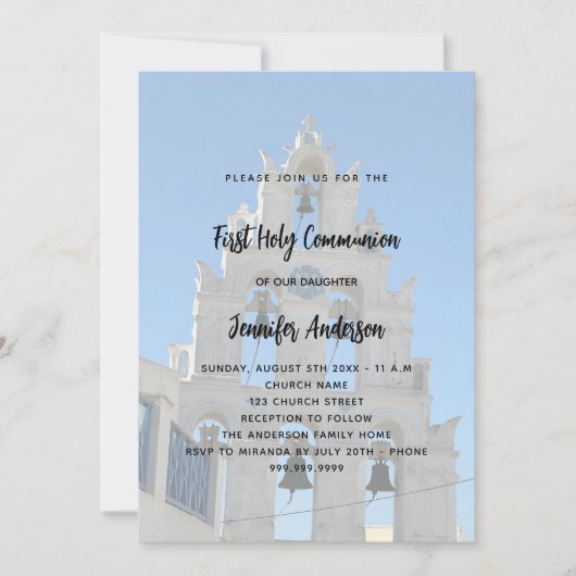 Erste kommunale Foto-Kirche Einladung (Vorderseite)