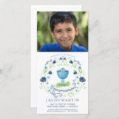 Erste kommunale Fotokarte - Einladung - Junge (Vorne/Hinten)