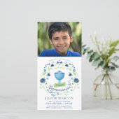 Erste kommunale Fotokarte - Einladung - Junge (Stehend Vorderseite)