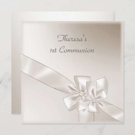 Erste kommunale Party Einladung (Vorne/Hinten)