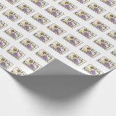 Erste Kommunaltrauben und -Cup, kundenspezifisch Geschenkpapier (Ecke)