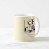 Erste Kommunaltrauben und -Cup, kundenspezifisch Kaffeetasse (VorderseiteRechts)