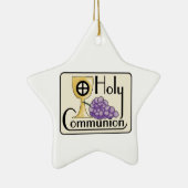 Erste Kommunaltrauben und -Cup, kundenspezifisch Keramikornament (Rechts)