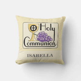 Erste Kommunaltrauben und -Cup, kundenspezifisch Kissen