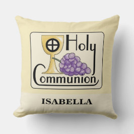 Erste Kommunaltrauben und -Cup, kundenspezifisch Kissen