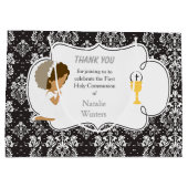 Erste Kommune Afrikanischer Amerikaner Vielen Dank Große Geschenktüte (Rückseite)