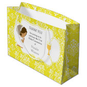 Erste Kommune Afrikanischer Amerikaner Vielen Dank Große Geschenktüte (Rückseite Schrägansicht)