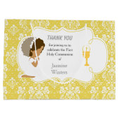 Erste Kommune Afrikanischer Amerikaner Vielen Dank Große Geschenktüte (Rückseite)