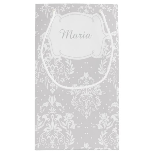 Erste Kommune Afrikanisches Mädchen Vielen Dank Kleine Geschenktüte (Rückseite)