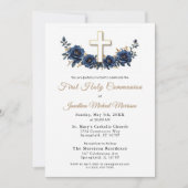 Erste Kommune der Blauen Blüten der Marine Einladung (Vorderseite)