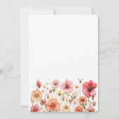 Erste Kommune der Wildblumen Einladung (Rückseite)