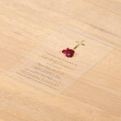 Erste Kommune des Roten Kreuzes Acryleinladungen (Ablage )