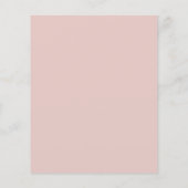 Erste Kommune Gold Cross Rosa Rosa Bläschen (Rückseite)