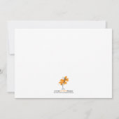 Erste Kommune - Mädchen Einladung (Rückseite)