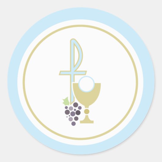 Erste Kommune Umschlag Aufkleber oder Gefälligkeit (Vorderseite)