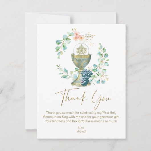 Erste Kommune Vielen Dank Eukalyptus (Vorderseite)