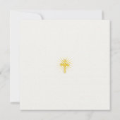 Erste Kommune Vielen Dank | flach Dankeskarte (Rückseite)