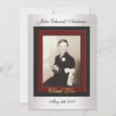 Erste Kommune Vielen Dank Karten (Vorderseite)