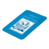 Erste Kommune, Weizen, Trauben blau Magnet (Linke Seite)