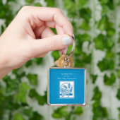 Erste Kommune, Weizen, Trauben blau Schlüsselanhänger (Hand)