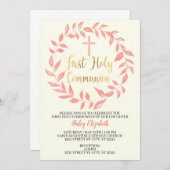 ERSTE KOMMUNIKATIONSANLAGE EINLADUNG (Vorne/Hinten)