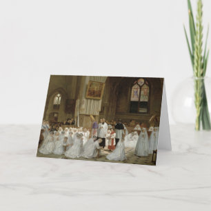 Erste Kommunion, 1867 Karte